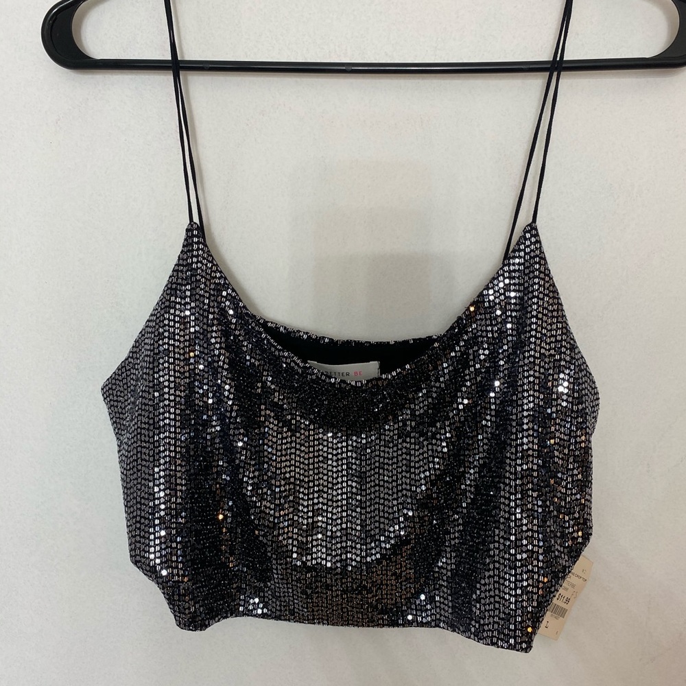 Sparkly crop top